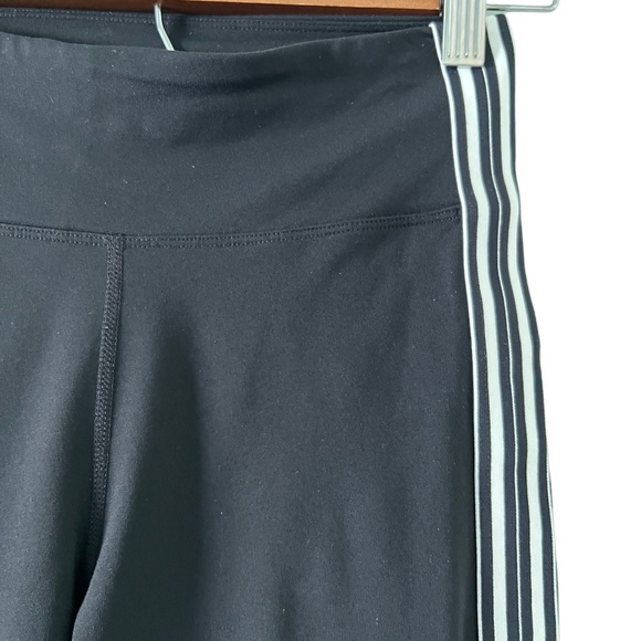 Athleta Track Tux Tight Side Stripe Leggings In Black Size XXS - Picture 7 of 16